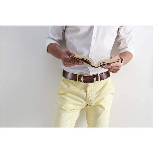 All-in-One Men's Genuine Leather Belt, Dog Collar, and Dog Leash Set - Picture 12 of 12